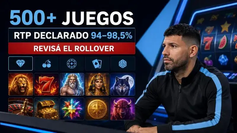 Catálogo de más de 500 juegos y RTP declarado Catálogo de más de 500 juegos y RTP declarado